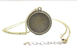 New Design Cat eyes yin yang necklace