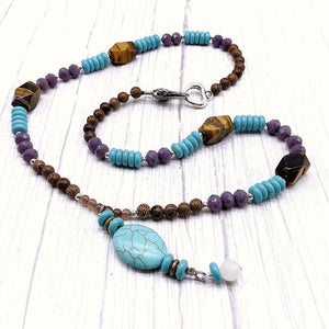 Women Necklace Wooden Beads