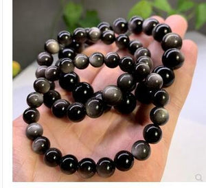 Zen Bracelet Black Obsidian Positive Healing Energy