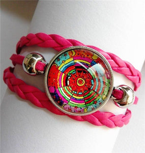 charm Bracelet Mandala Flower