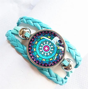 charm Bracelet Mandala Flower