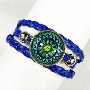 charm Bracelet Mandala Flower