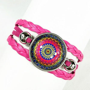 charm Bracelet Mandala Flower