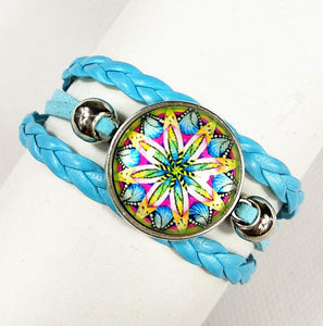 charm Bracelet Mandala Flower