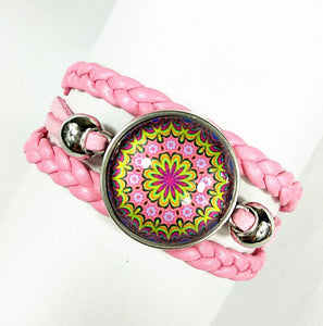 charm Bracelet Mandala Flower